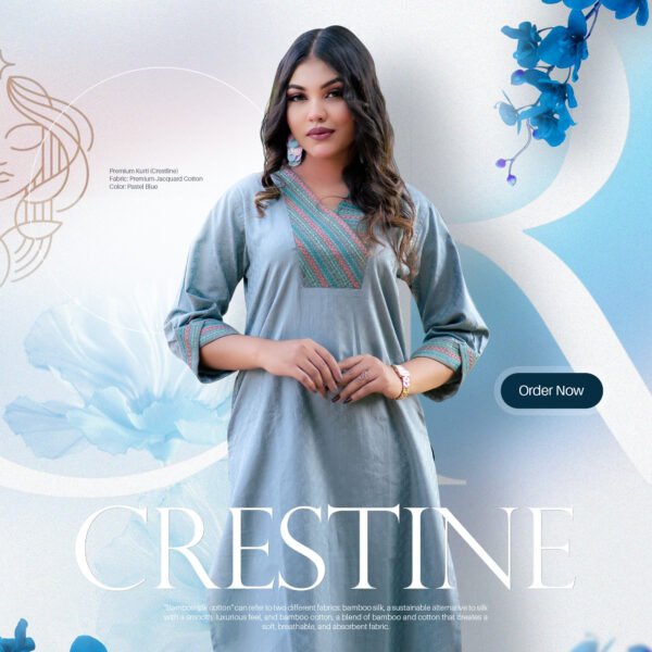 Premium Kurti (Crestline) | Hand Stitched