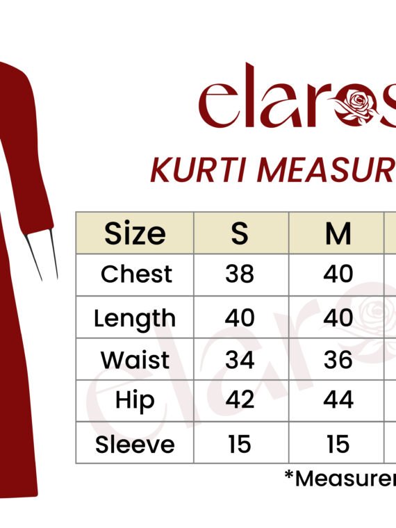 Premium Kurti (Crestline) | Hand Stitched