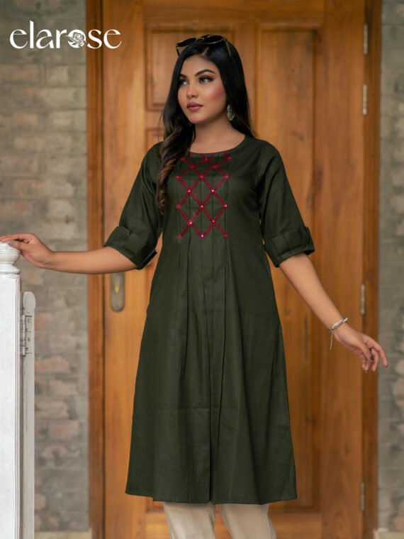 Premium Kurti (Olivia) | Hand Stitched