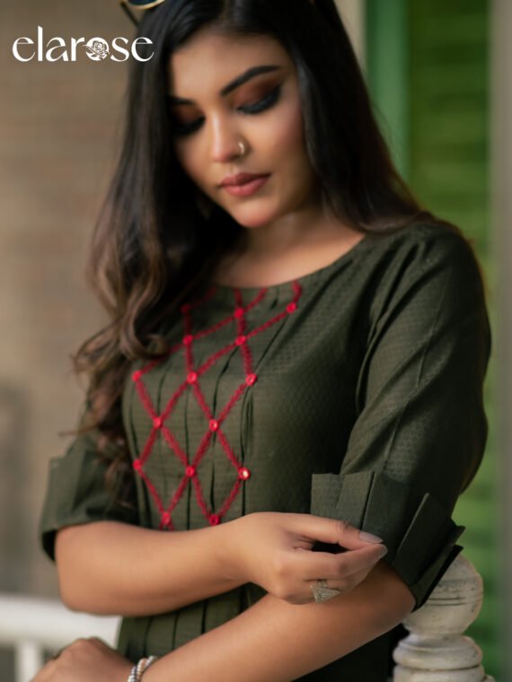 Premium Kurti (Olivia) | Hand Stitched