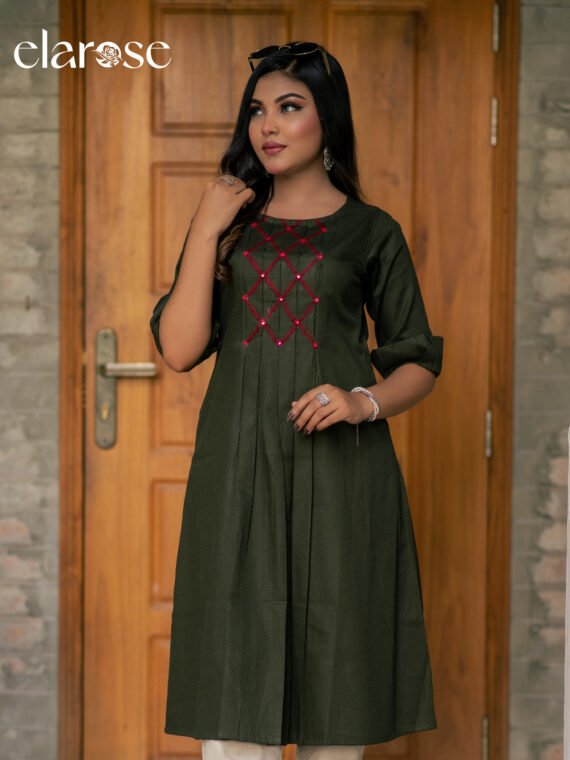 Premium Kurti (Olivia) | Hand Stitched
