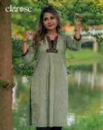 Premium Kurti (Terra Wave) | Hand Stitched