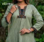 Premium Kurti (Terra Wave) | Hand Stitched
