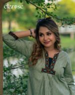 Premium Kurti (Terra Wave) | Hand Stitched