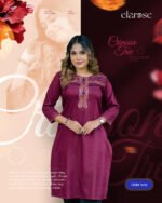 Premium Kurti (Crimson Tree) | Hand Stitched