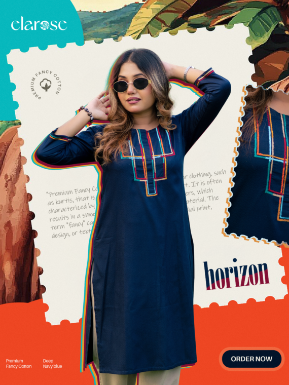 Premium Kurti (Horizon) | Hand Stitched