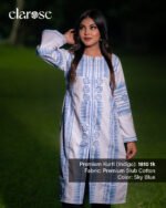 Premium Kurti (Indigo) | Hand Stitched