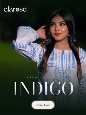 Premium Kurti (Indigo) | Hand Stitched
