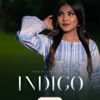 Premium Kurti (Indigo) | Hand Stitched