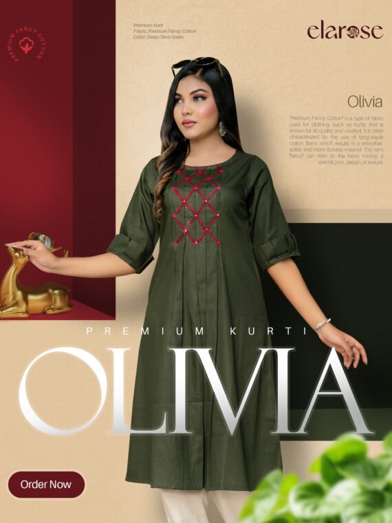 Premium Kurti (Olivia) | Hand Stitched