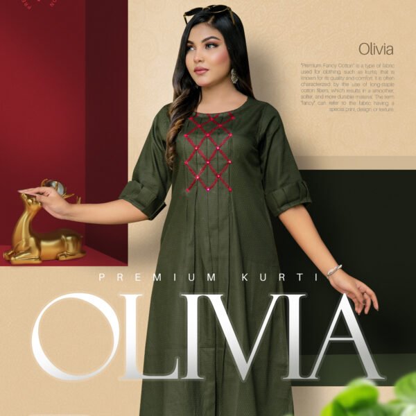 Premium Kurti (Olivia) | Hand Stitched