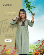 Premium Kurti (Terra Wave) | Hand Stitched